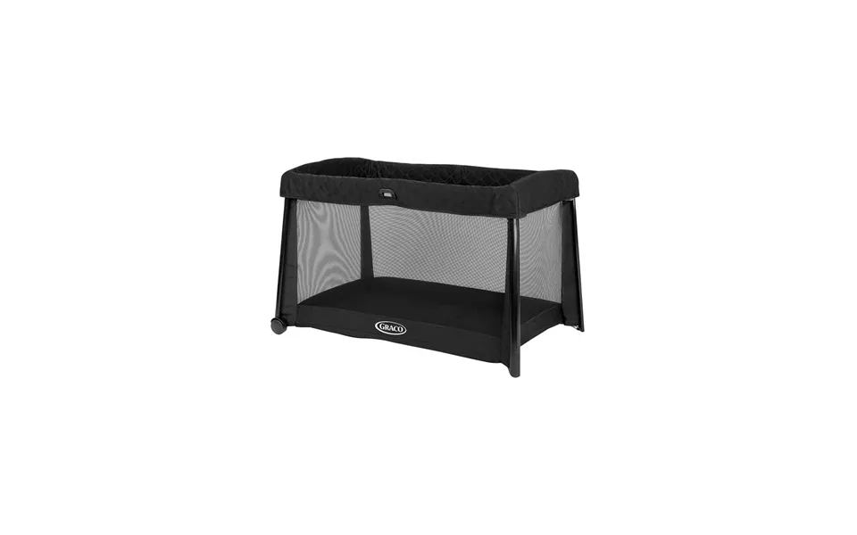 Graco Foldlite Lx With Bassinet Travel Cot - Midnight
