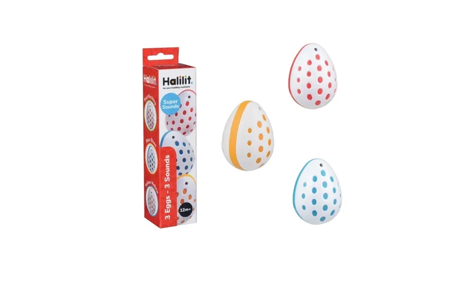 Halilit Egg Shakers 3 Pcs