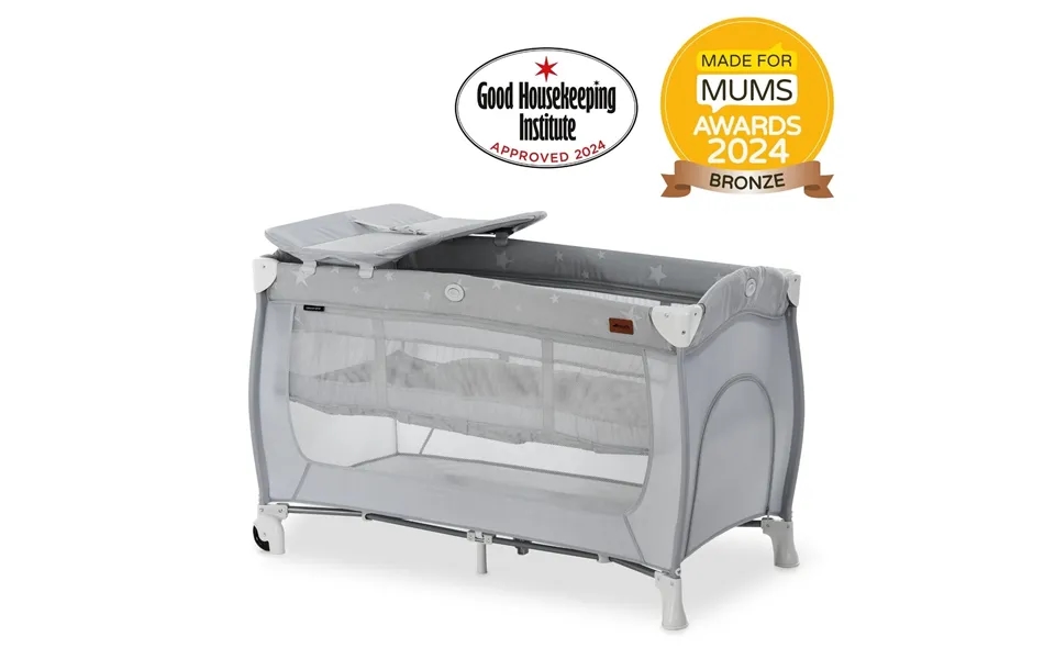 Hauck Sleep N Play Center Bassinet Travel Cot Playpen - Stars