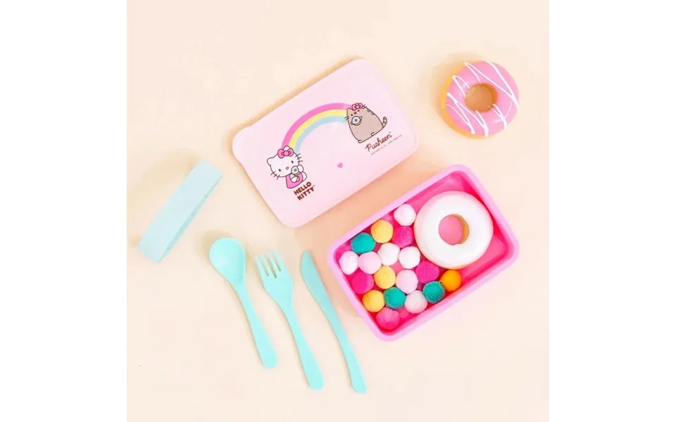 Hello Kitty X Pusheen Lunch Box Cutlery