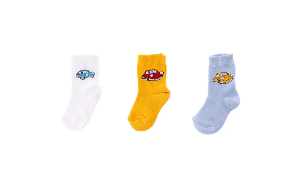 Hellobaby Ankle Socks 3 Pcs - Ecru