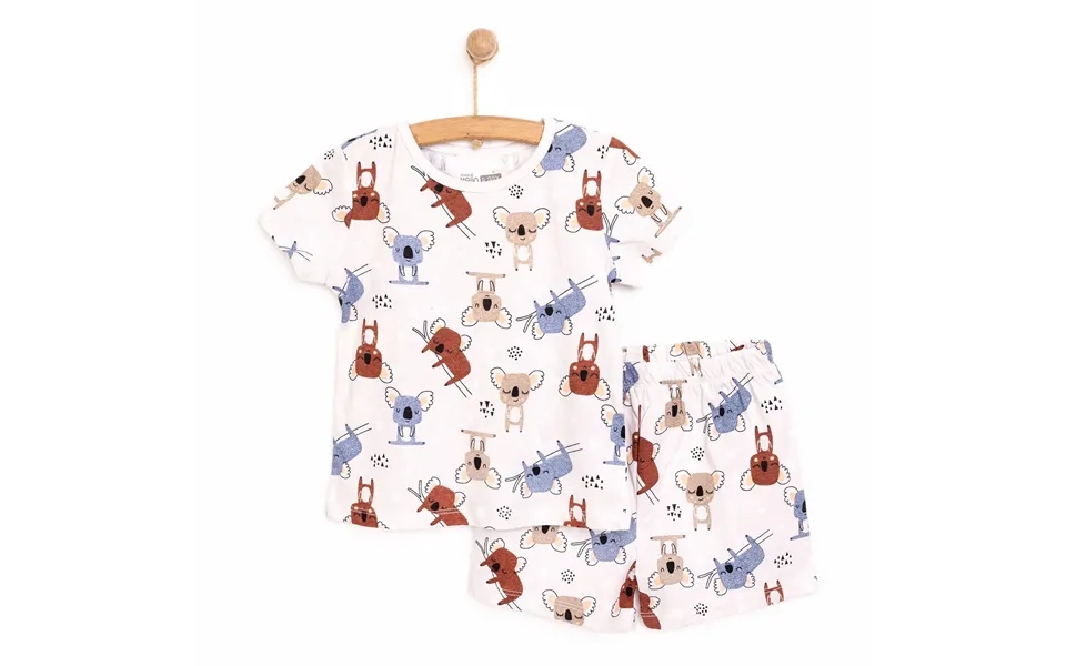 Hellobaby Baby Boy Short Sleeve Pyjamas Set - Beige