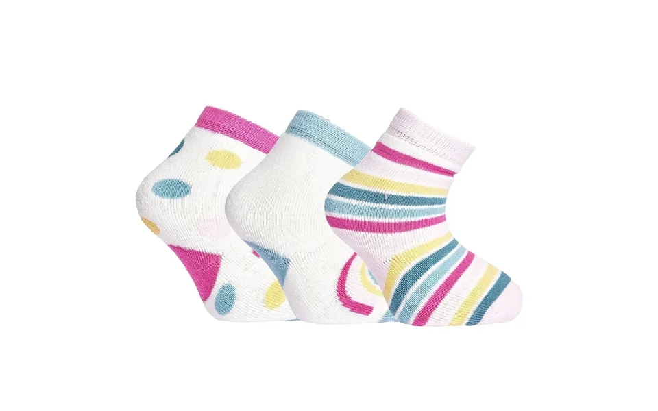 Hellobaby Baby Girl Chenille Socks 3 Pcs - Light Pink