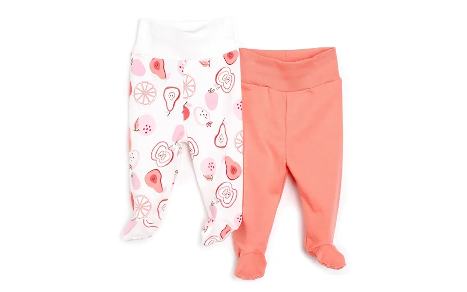 Hellobaby Baby Girl Legging With Feet 2pcs - Pink, Newborn