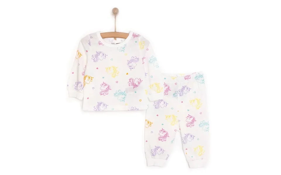 Hellobaby Baby Girl Long Sleeve Pyjamas Set - Ecru