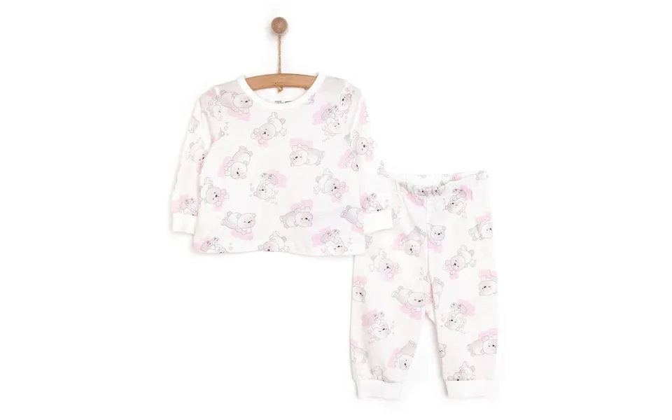 Hellobaby Baby Girl Long Sleeve Pyjamas Set - White