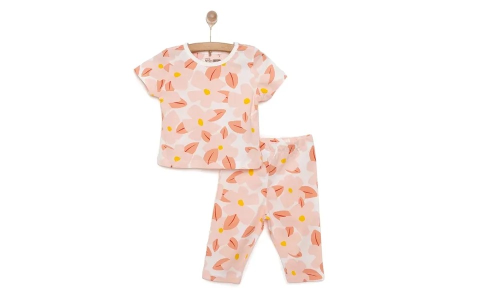 Hellobaby Baby Girl Short Sleeve Pyjamas Set - Ecru