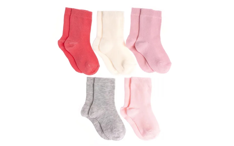 Hellobaby Baby Girl Socks 5 Pcs - Pink