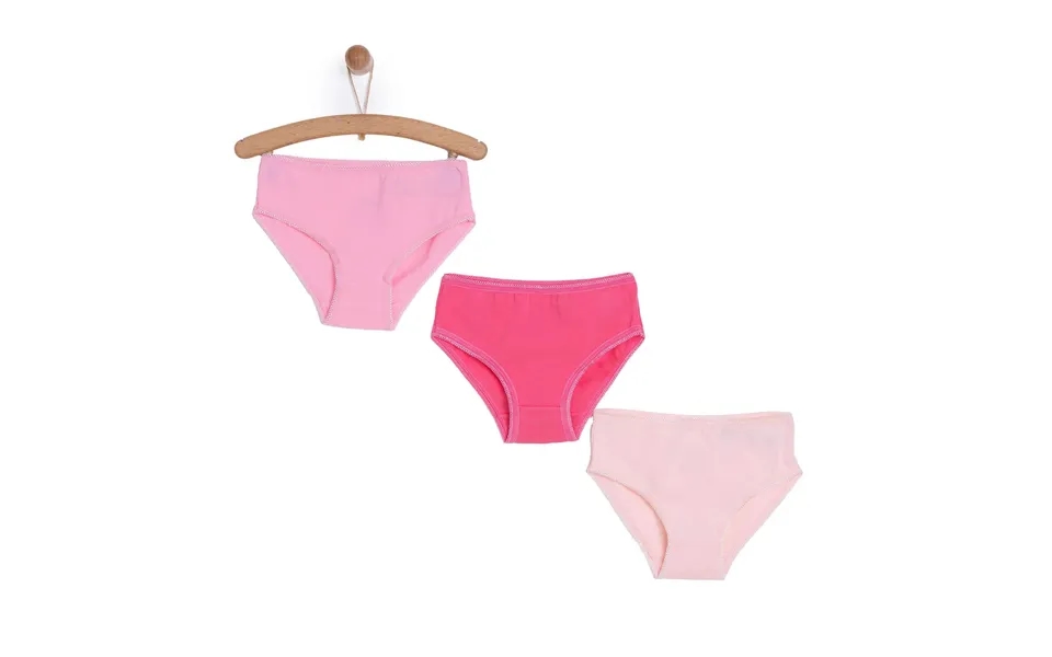 Hellobaby Baby Girl Underwear 3 Pcs - Pink, 4 Years