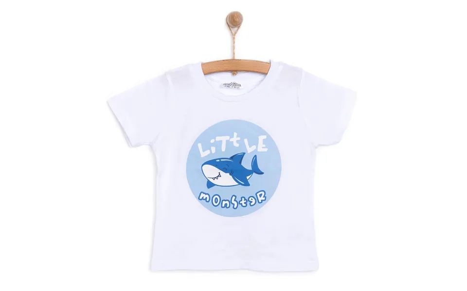 Hellobaby Baby Shark Boy T-shirt - White