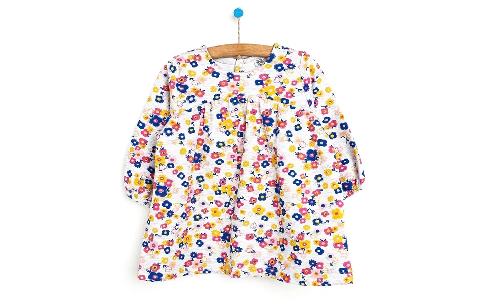 Hellobaby Basic Baby Girl Floral Dress - Multicolour, 9 Months