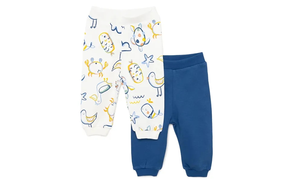 Hellobaby Basic Boy Joggers 2 Pcs - Navy Blue