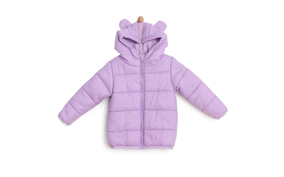 Hellobaby Basic Eared Hoodie Coat - Lilac, 12 Months