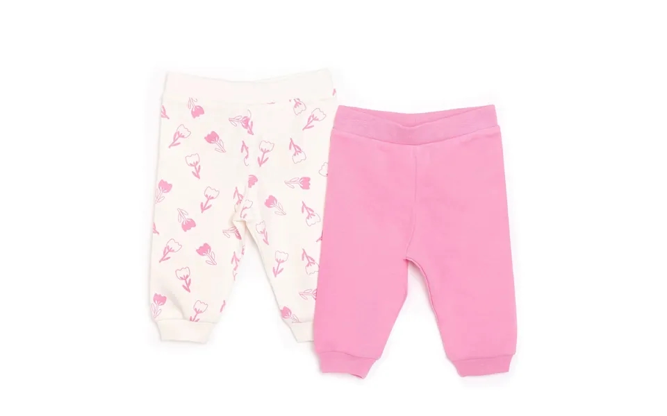 Hellobaby Basic Girl Joggers 2 Pcs - Fuchsia