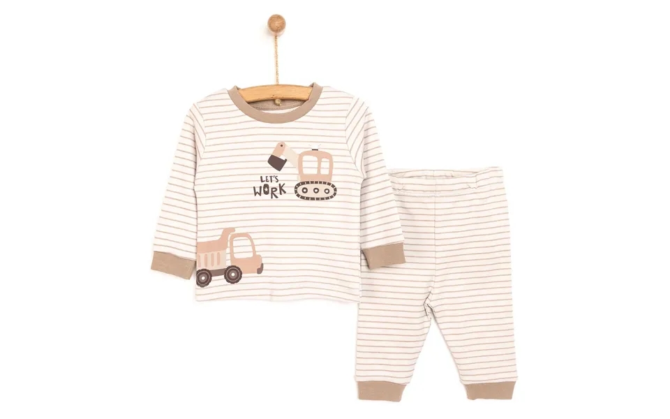 Hellobaby Boy Long Sleeve Pyjamas Set - Beige