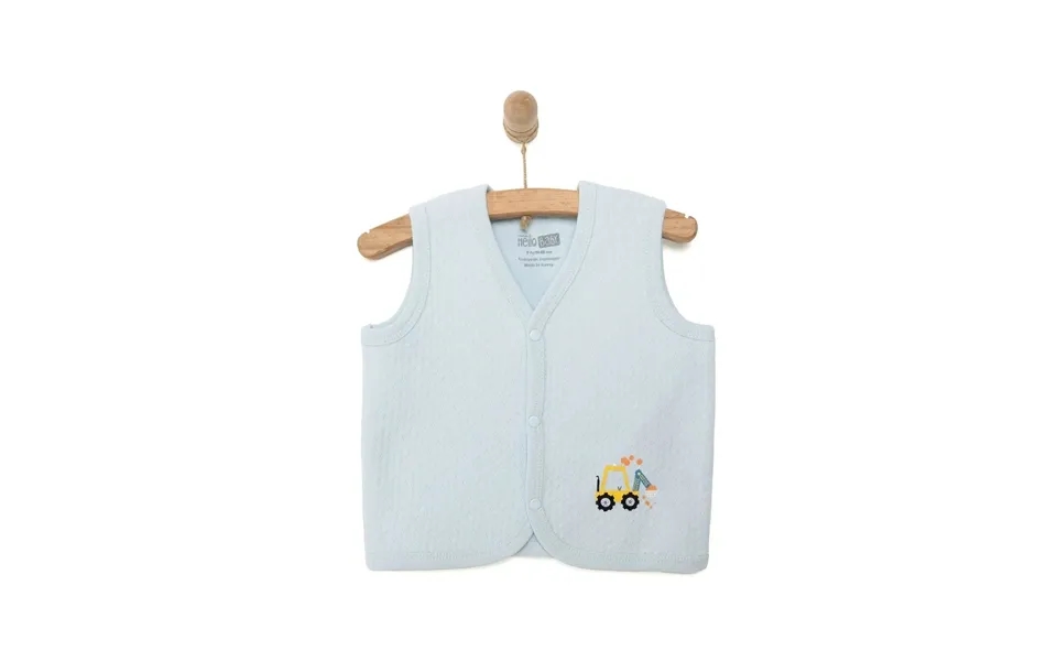 Hellobaby Boy Quilted Vest - Light Blue