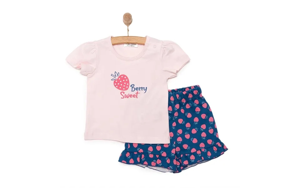 Hellobaby Girl Strawberry Patterned T-shirt - Pink