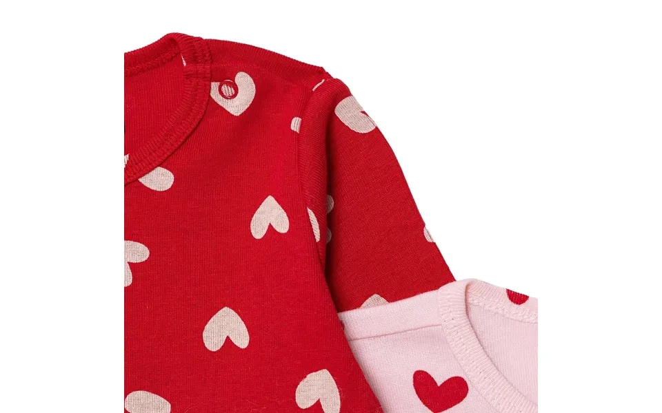 Hellobaby Long Sleeve Body 2 Pcs - Red