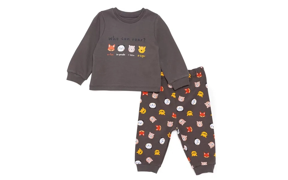 Hellobaby Long Sleeve Pyjamas - Khaki