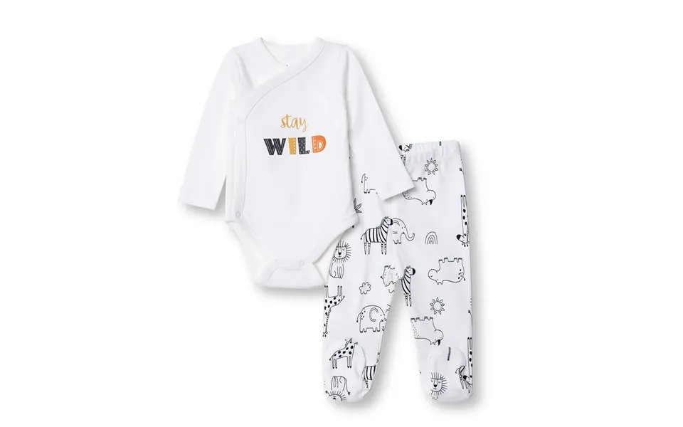 Hellobaby Newborn Body Footed Bottom - Ecru