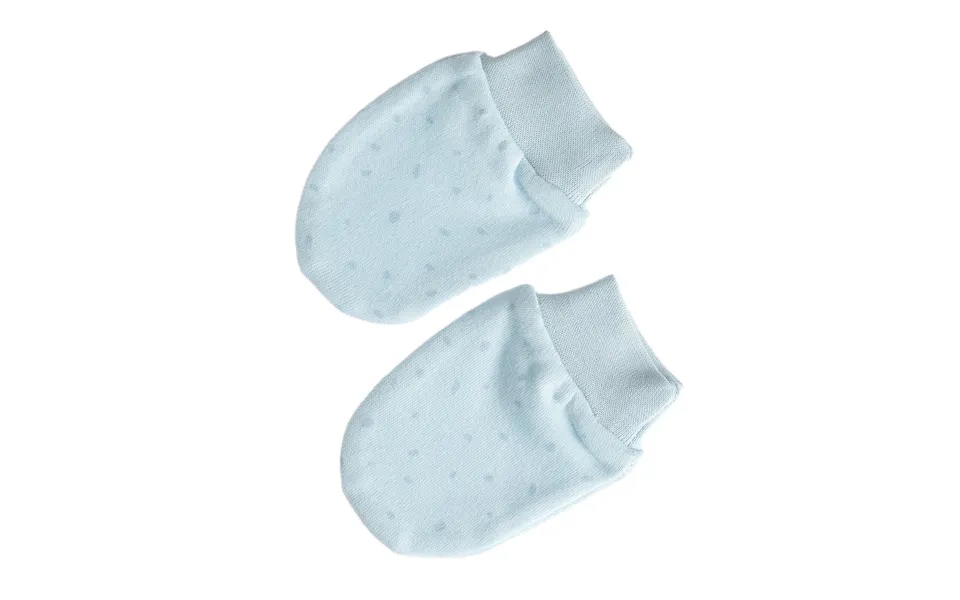 Hellobaby Newborn Striped-straight Mitten - Blue