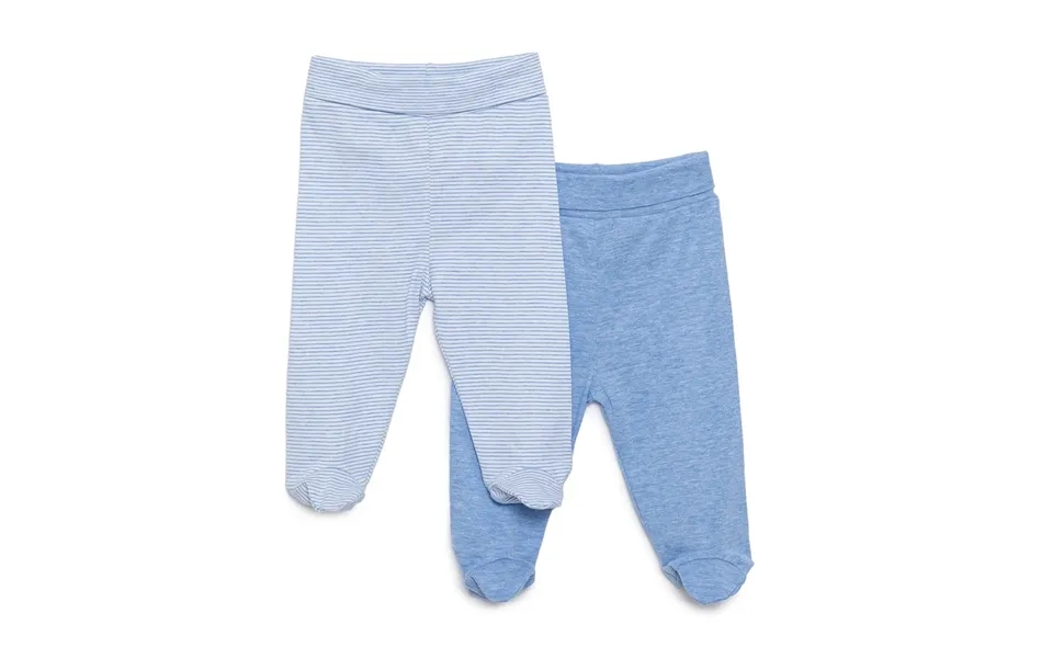 Hellobaby Unisex 2 Piece Footed Bottom - Blue