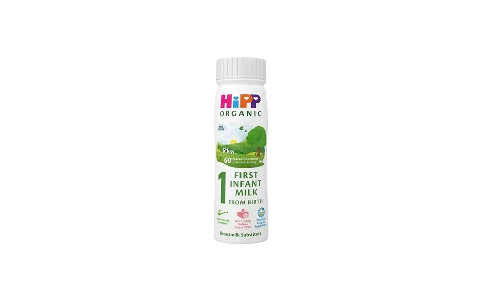 Hipp Organic 1 First Infant Ready To Feed Liquid Milk From Birth 200ml
