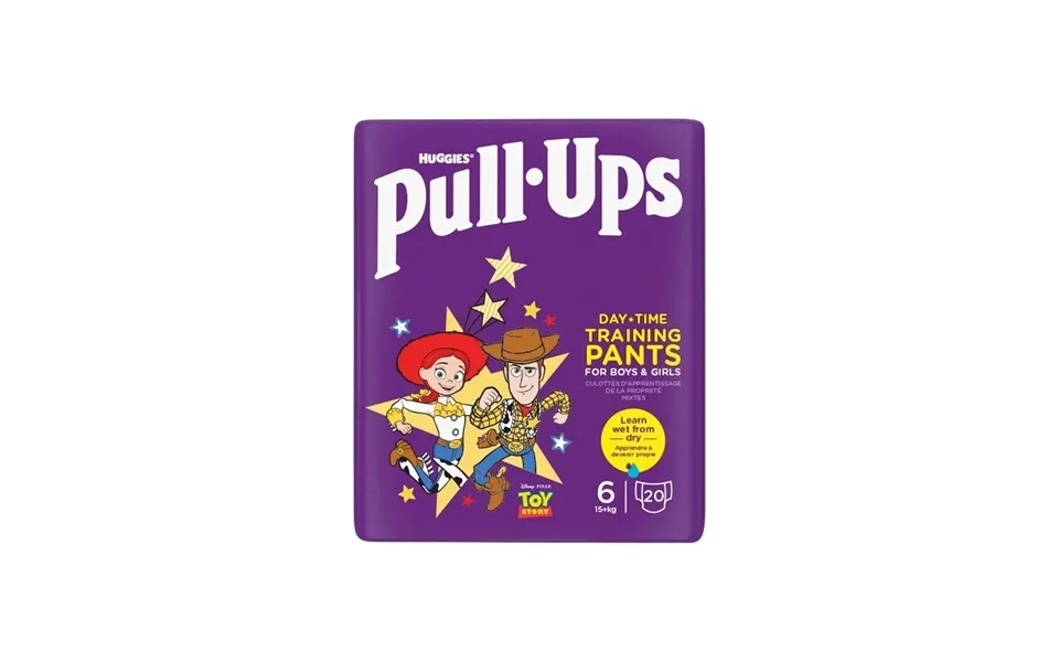 Huggies Pull-ups Unisex Day Time Nappy Pants Size 6 - 20 Nappies