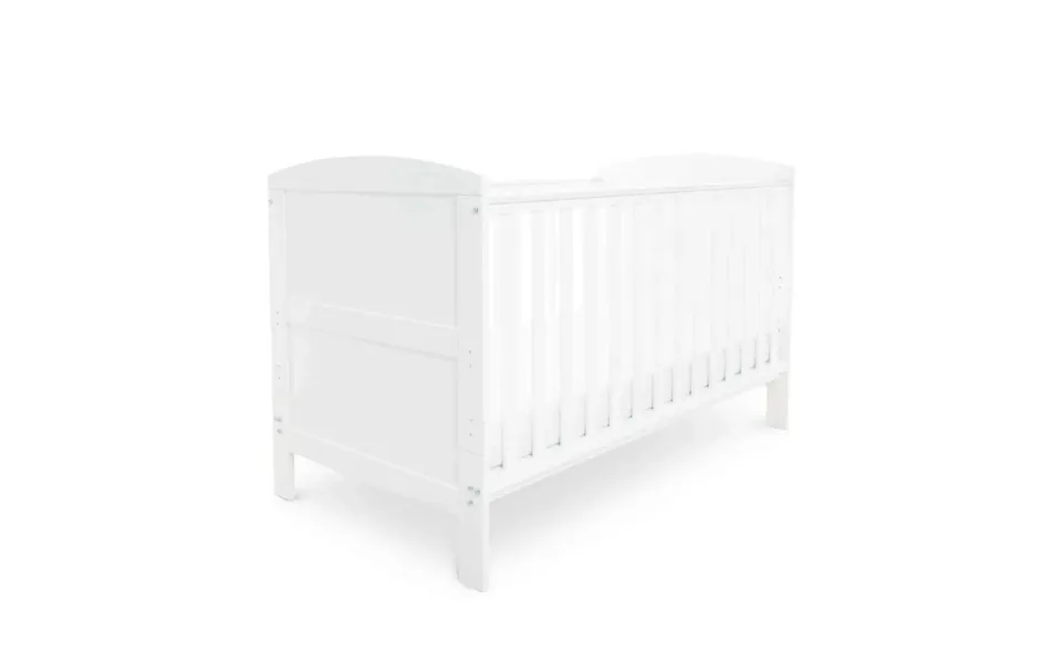 Ickle Bubba Coleby Classic Cot Bed White - Premium Pocket Sprung Mattress