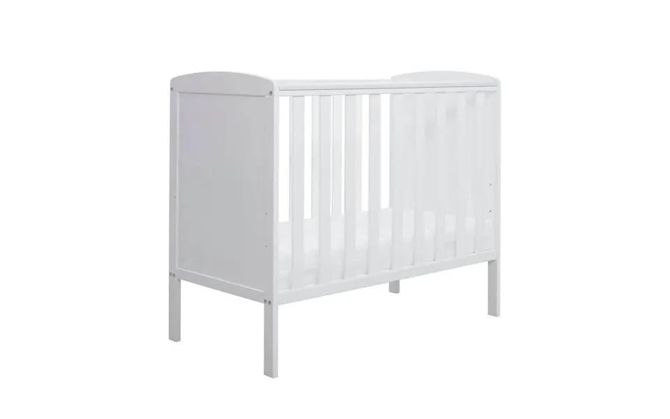 Ickle Bubba Coleby Space Saver Cot White - Premium Pocket Sprung Mattress