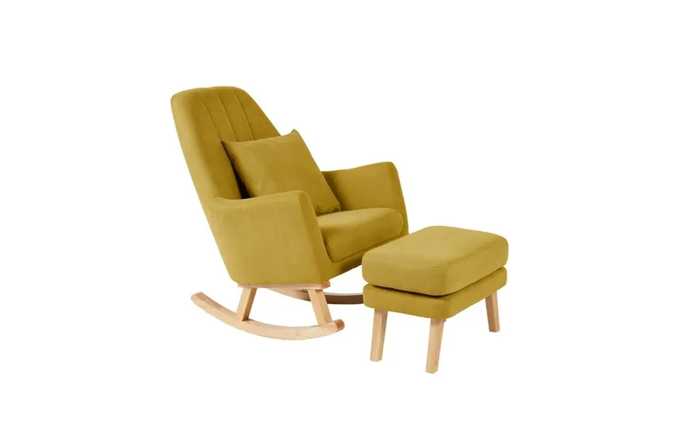 Ickle Bubba Eden Deluxe Nursery Chair And Stool - Ochre