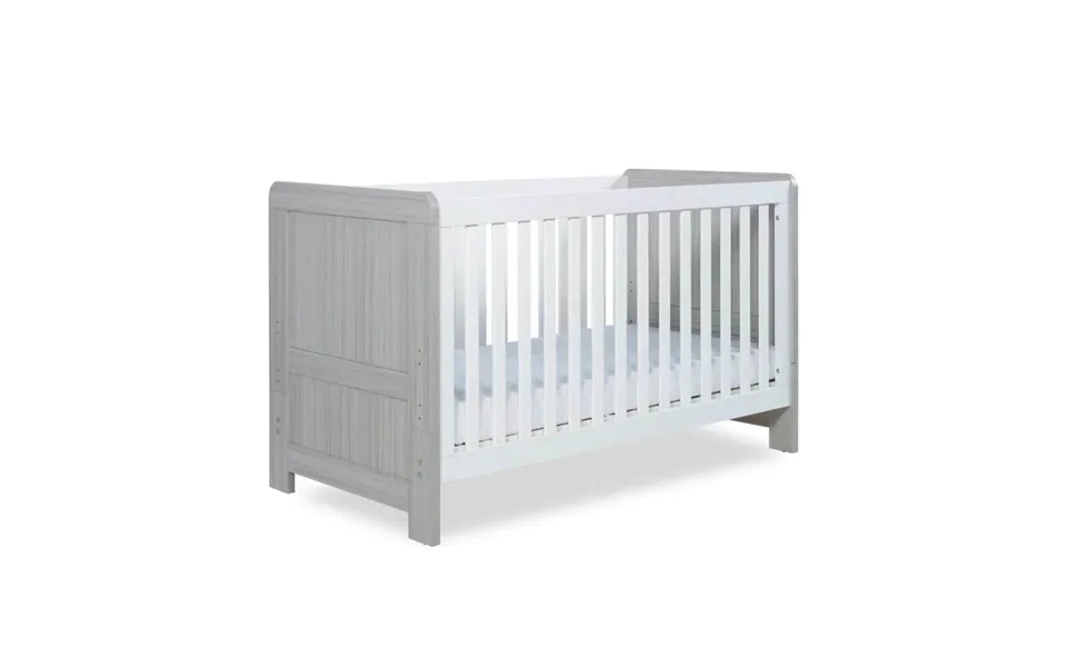 Ickle Bubba Pembrey Cot Bed Ash Grey - Without Mattress