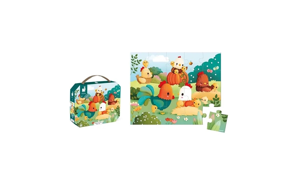 Janod Puzzle Welcome To The Farmyard 20 Pcs