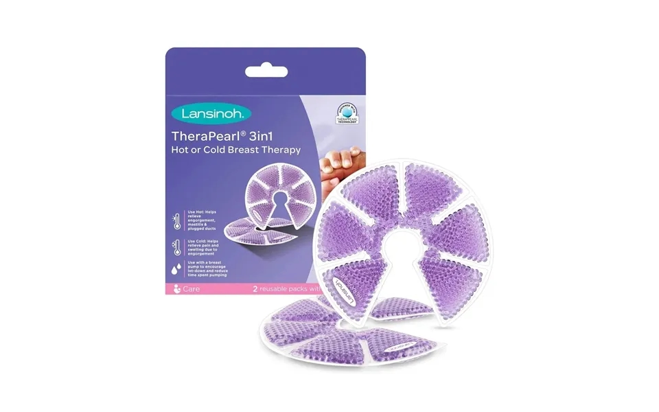 Lansinoh Therapearl 3-in-1 Breast Therapy Pads 2 Pcs