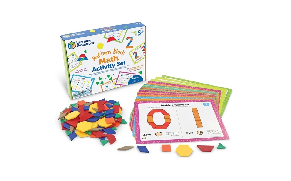 Learning Resources Pattern Block Math Activity Set