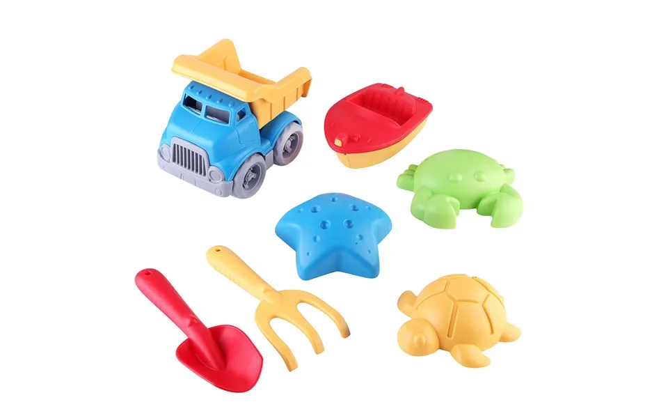 Let's Be Child Net Truck & Beach Set Assorted 7 Pcs