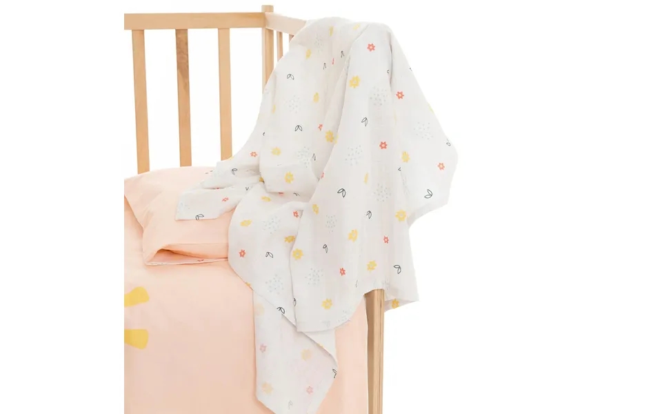 Little Dreams Girl Muslin Blanket - Patterned