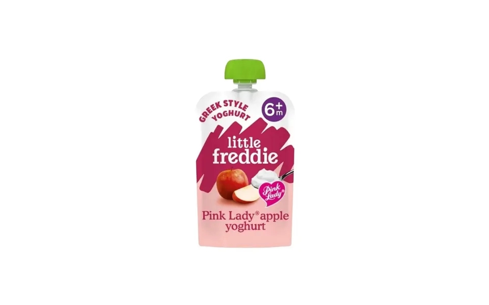 Little Freddie Organic Pink Lady Apple Greek Style Yoghurt Baby Food Pouch 6 Months 100g