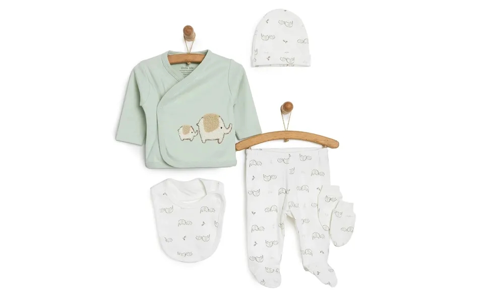 Little Life Baby Boy 5 Pcs Newborn Starter Set - Multicolour, Newborn