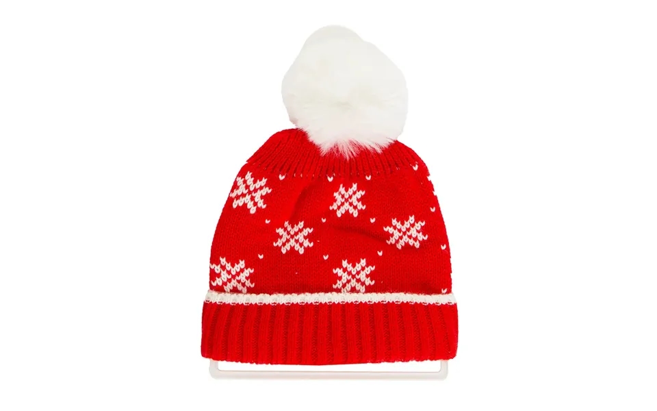 Little Plane Unisex Christmas Beanie - Red, Standard