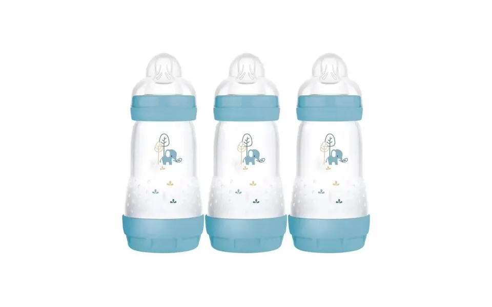 Mam Easy Start Anti-colic Bottle 260ml Pack Of 3 - Blue