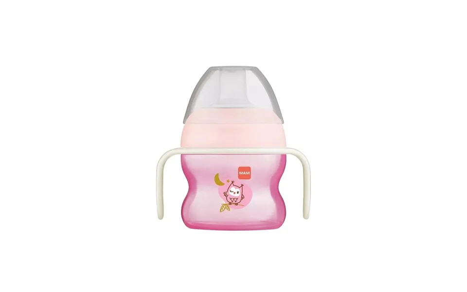 Mam Starter Cup & Glow With Handles 150 Ml - Pink