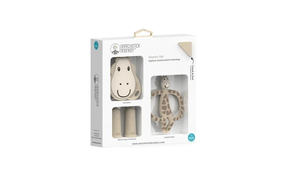 Matchstick Monkey Giraffe Teething Starter Set
