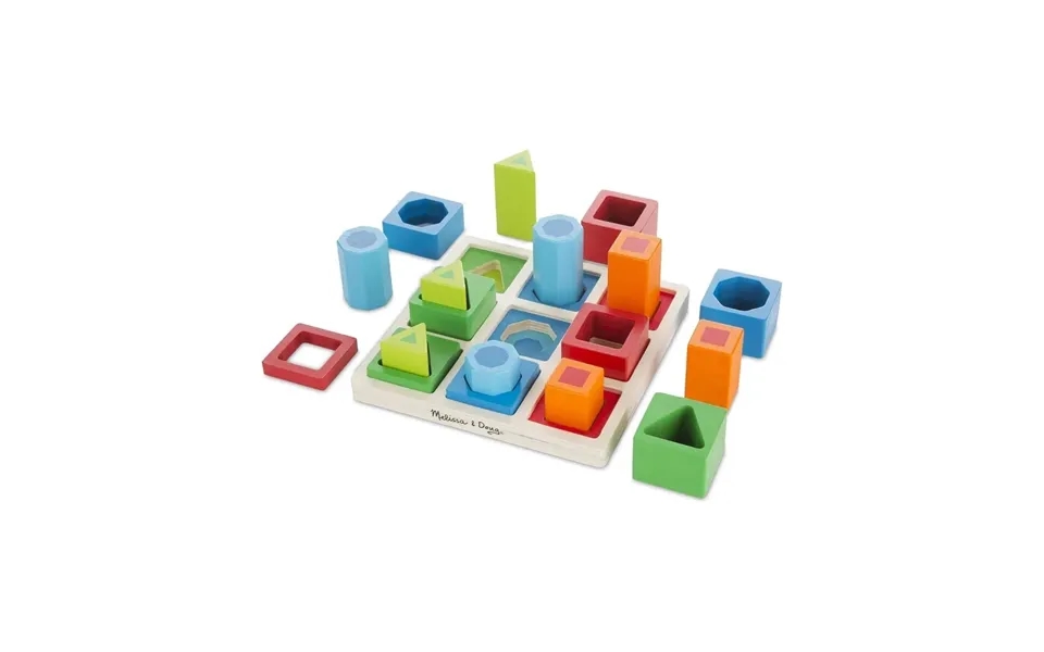 Melissa & Doug Shape Sequence Wooden Sorting Set
