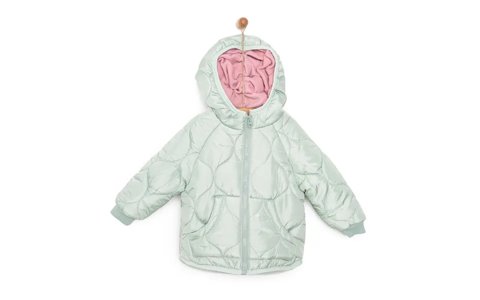 Midimod Basic Girl Quilted Coat - Multicolour