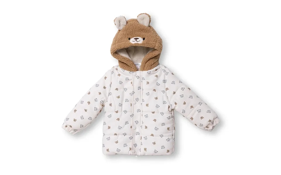 Midimod Coat - Ecru Printed