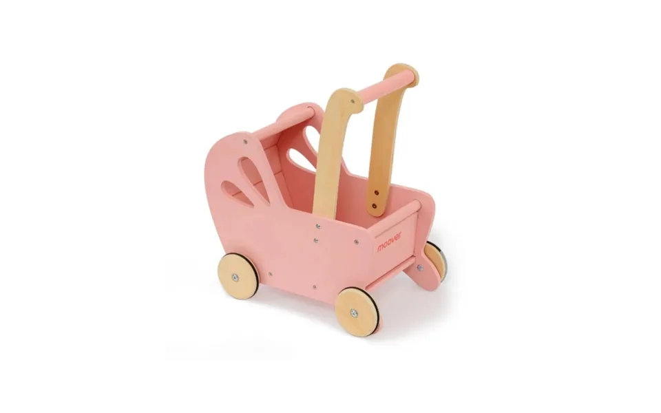 Moover Essential Flat Packed Pram - Pink