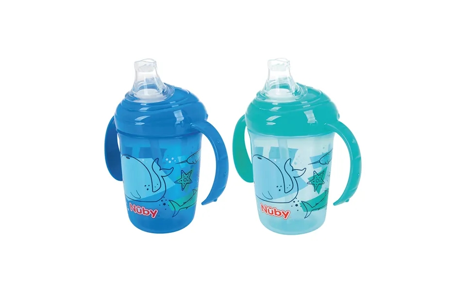 Nuby Grip N' Sip Twin Pack - Multicolour