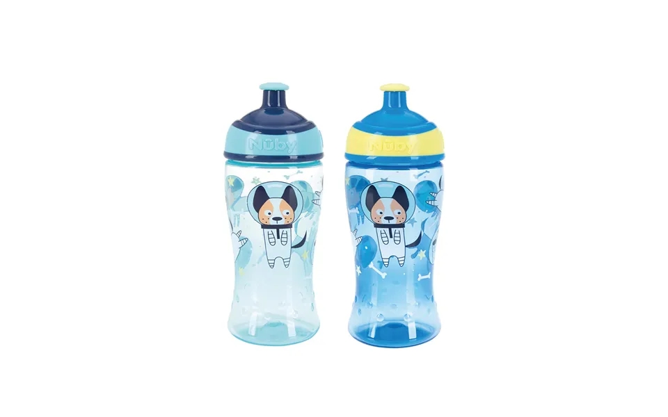Nuby Super Slurp Twin Pack - Multicolour