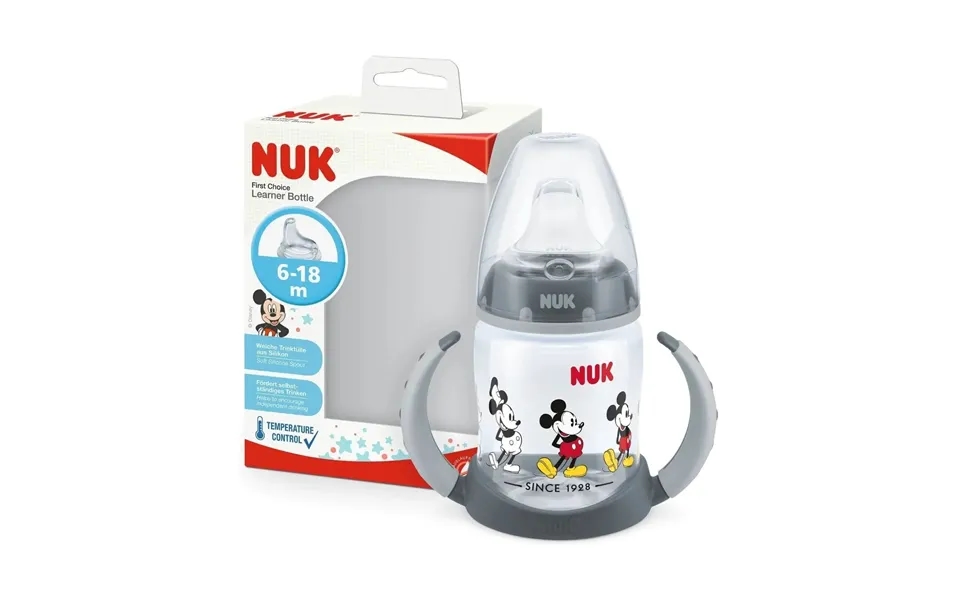Nuk Disney Mickey Mouse Learner Bottle 150ml With Spout - 6-18 Months